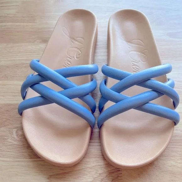 Crew Shoes J Crew Pacific Cushy Sandals Size 75 Poshmark